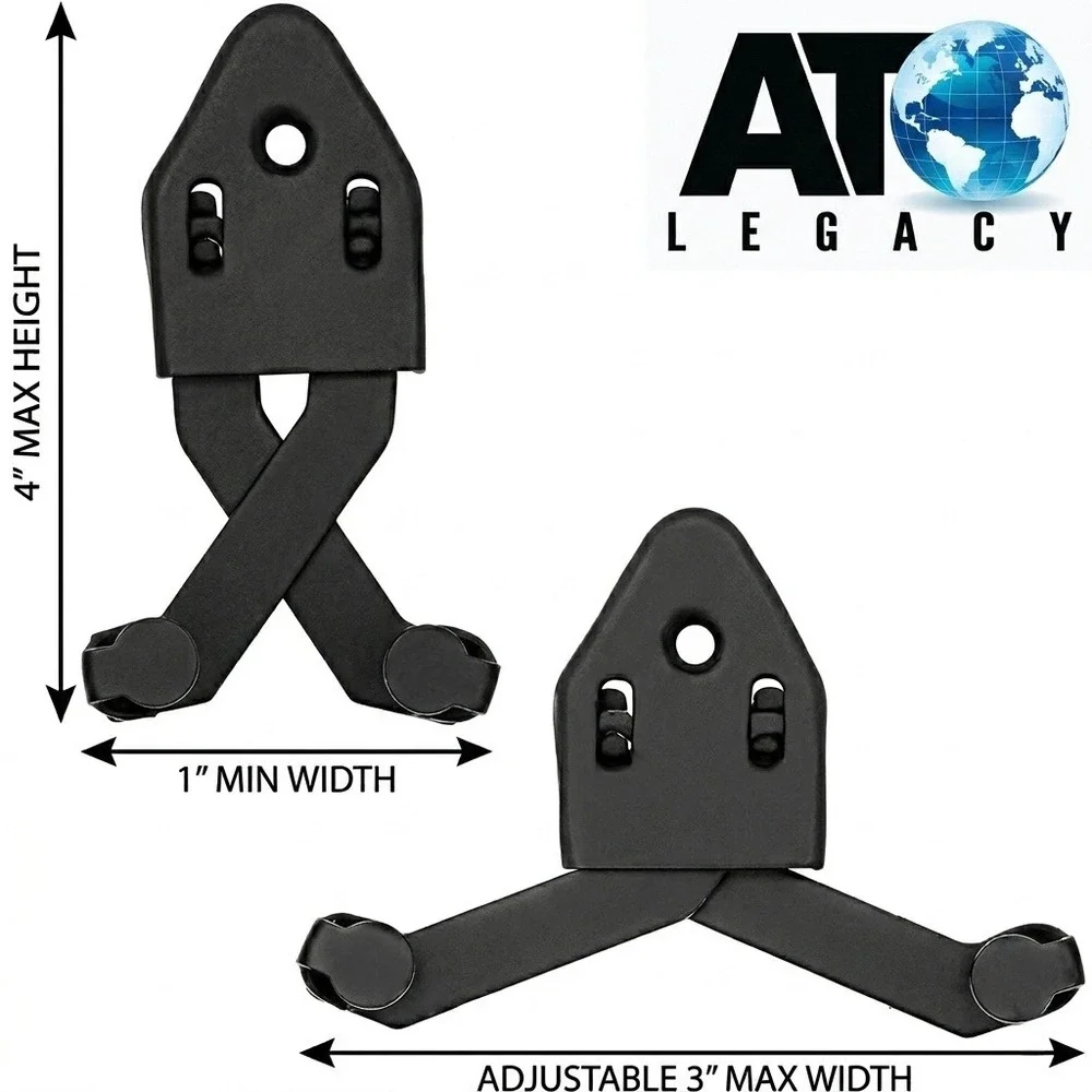Adjustable Vertical Sword Dagger Axe Wall Mount Hanger Medieval Display Set of 2